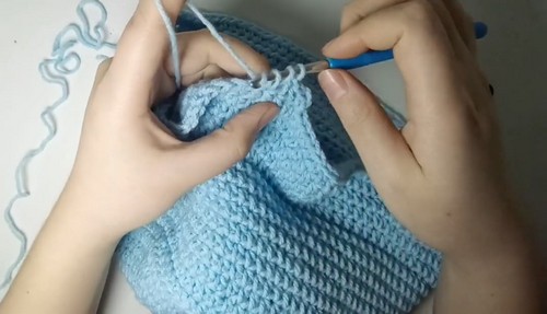 Crochet Cloud Bucket Hat 1