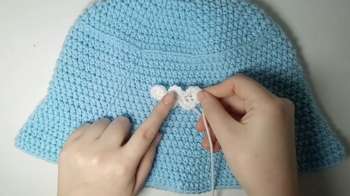 Crochet Cloud Bucket Hat 2
