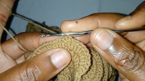 Crochet Ruffle Hat 3