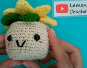 Crochet Flower Pot 4