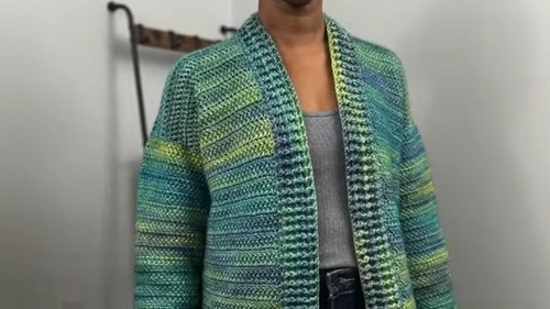 Crochet Simple Cardigan 4