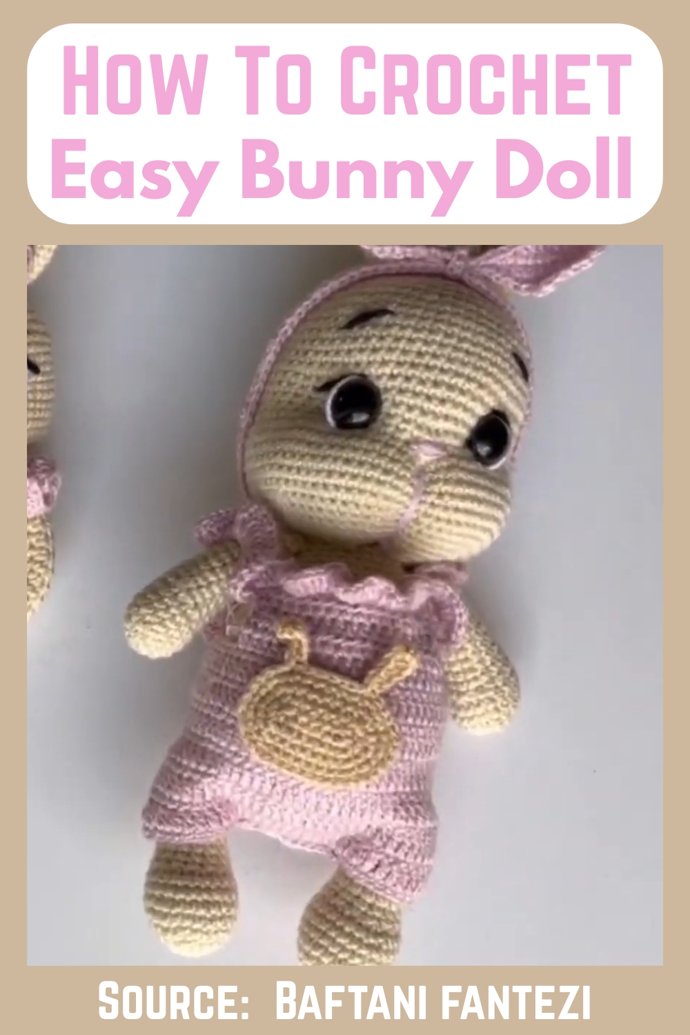 Unique Simple Crochet Bunny Doll (1)