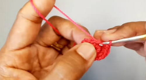 Crochet Mushroom Keychain 1