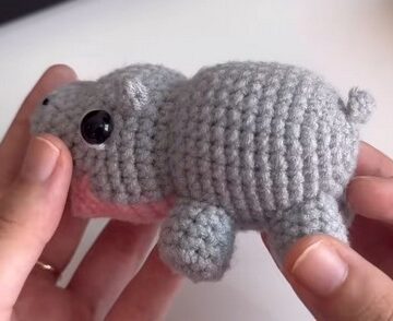 Crochet Baby Hippo 4