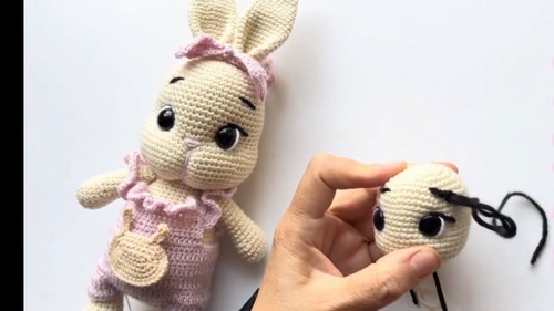 Unique Simple Crochet Bunny Doll 2