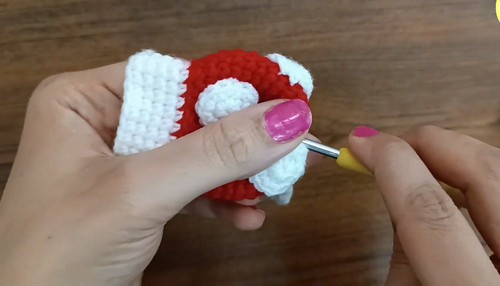 Crochet Mushroom Key Cover 2