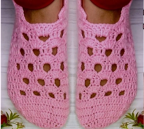 Crochet Warm Winter Socks 4