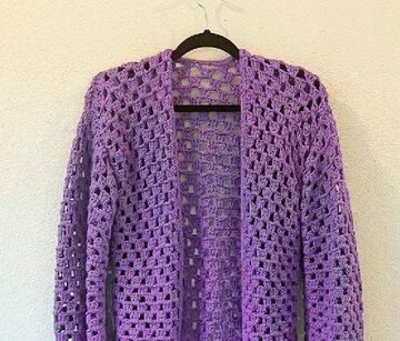 Crochet Simple Cardigan 4