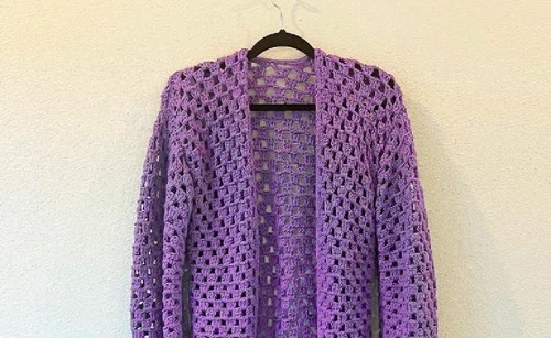 Crochet Simple Cardigan 4