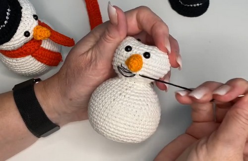 Crochet Easy Snowman 3