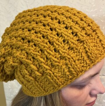 Crochet Slouchy Hat 4