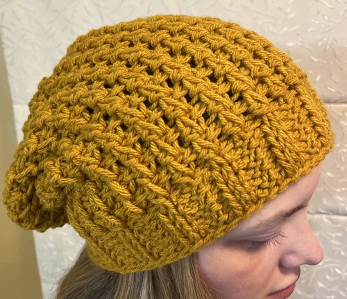 Crochet Slouchy Hat 4