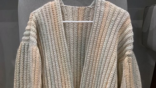Crochet Simple Cardigan 4