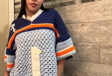 Crochet Granny Stitch Jersey 4