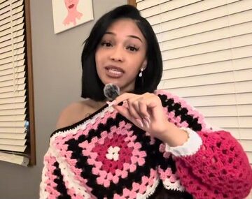 Crochet Cropped Sweater 4