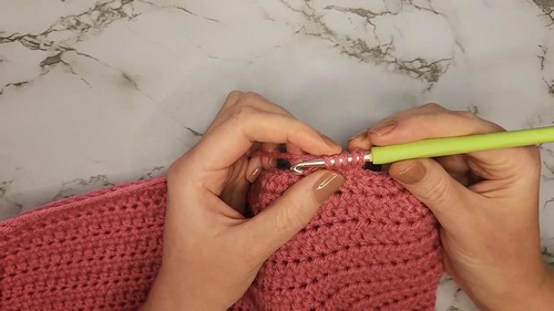 Crochet HDC Dog Sweater 2