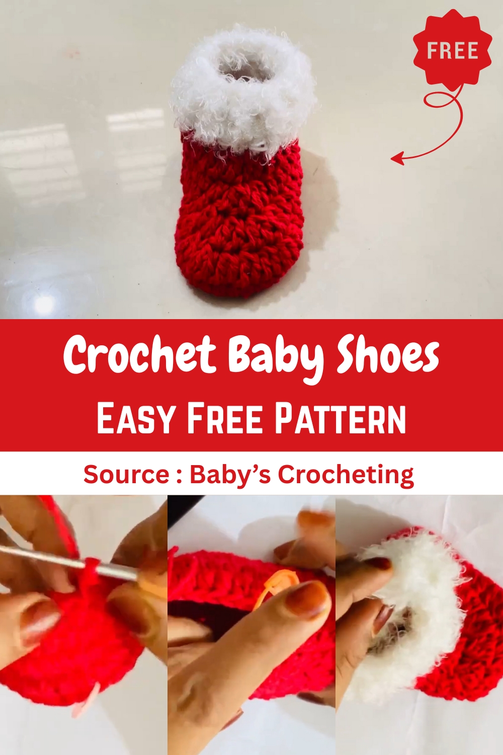 Crochet Baby Shoes