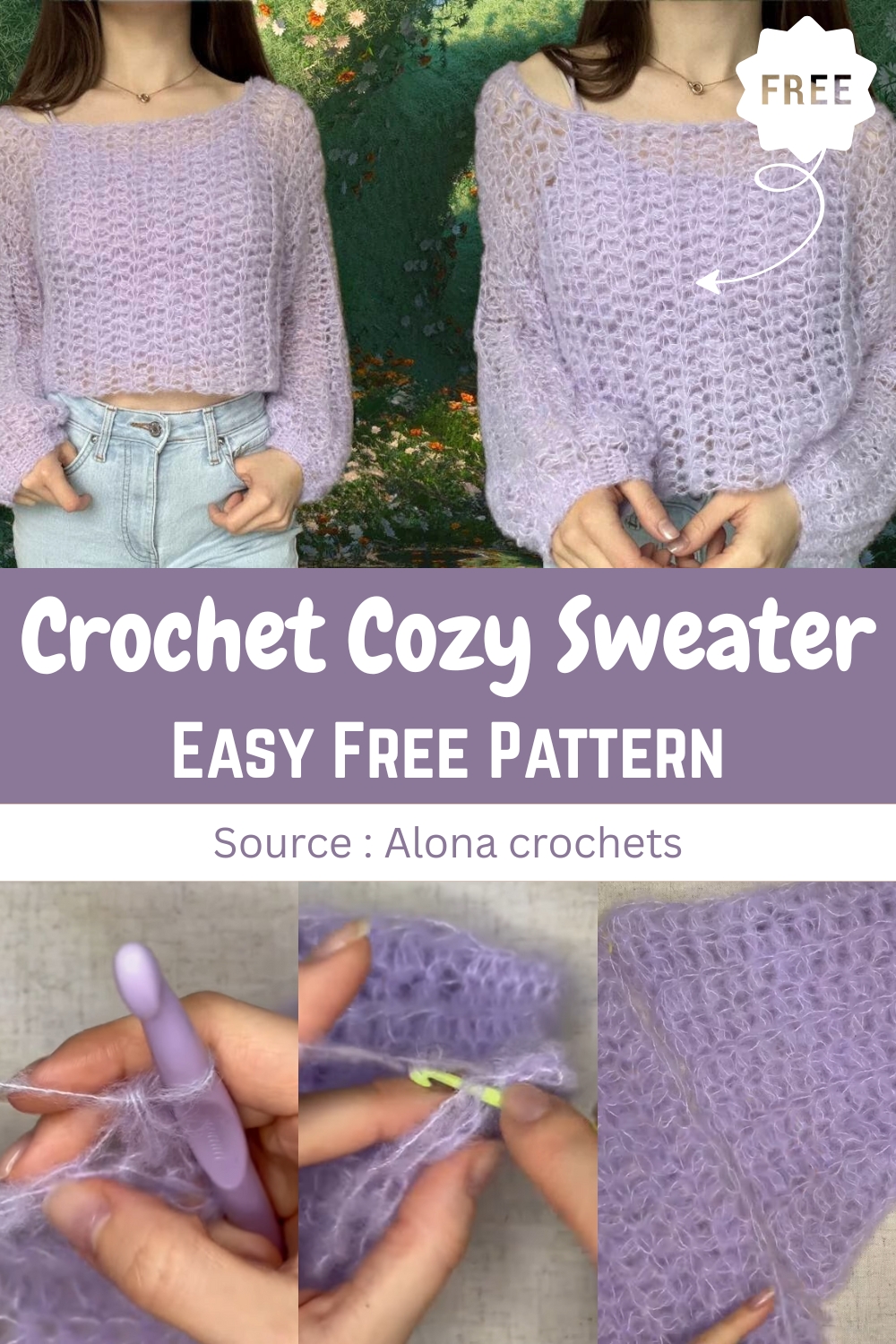 Crochet Cozy Sweater