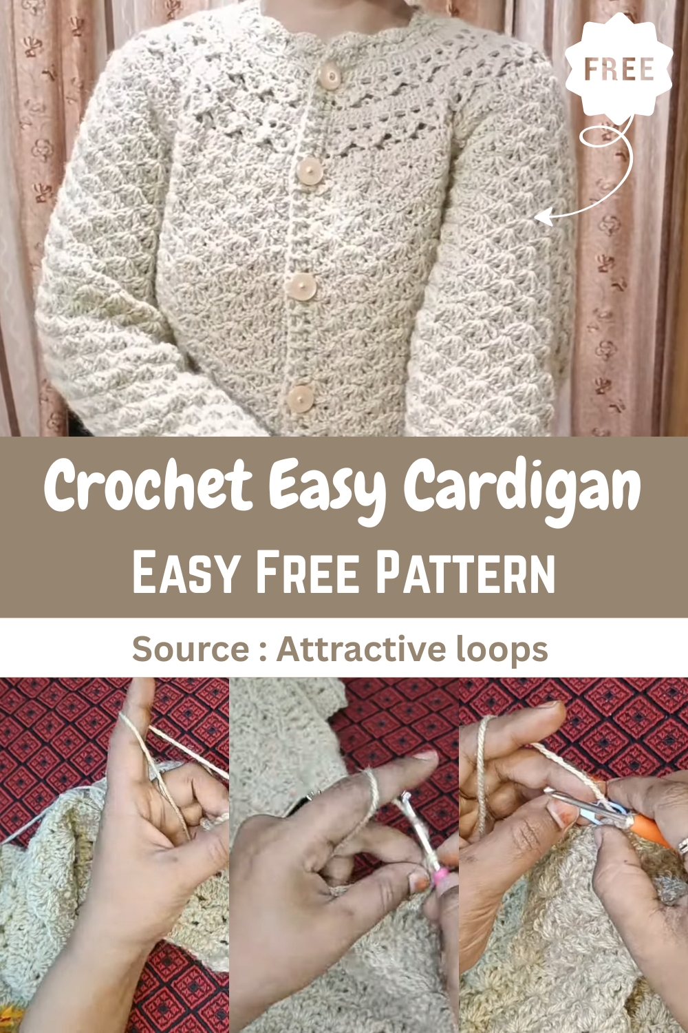 Crochet Easy Cardigan