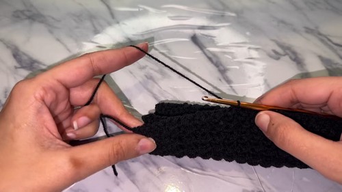 Crochet Fingerless Gloves 1