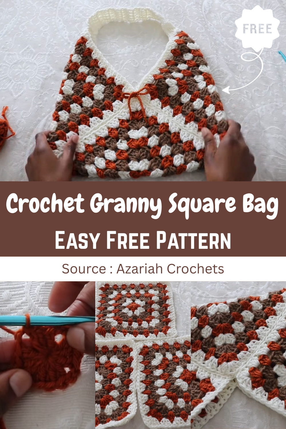Crochet Granny Square Bag