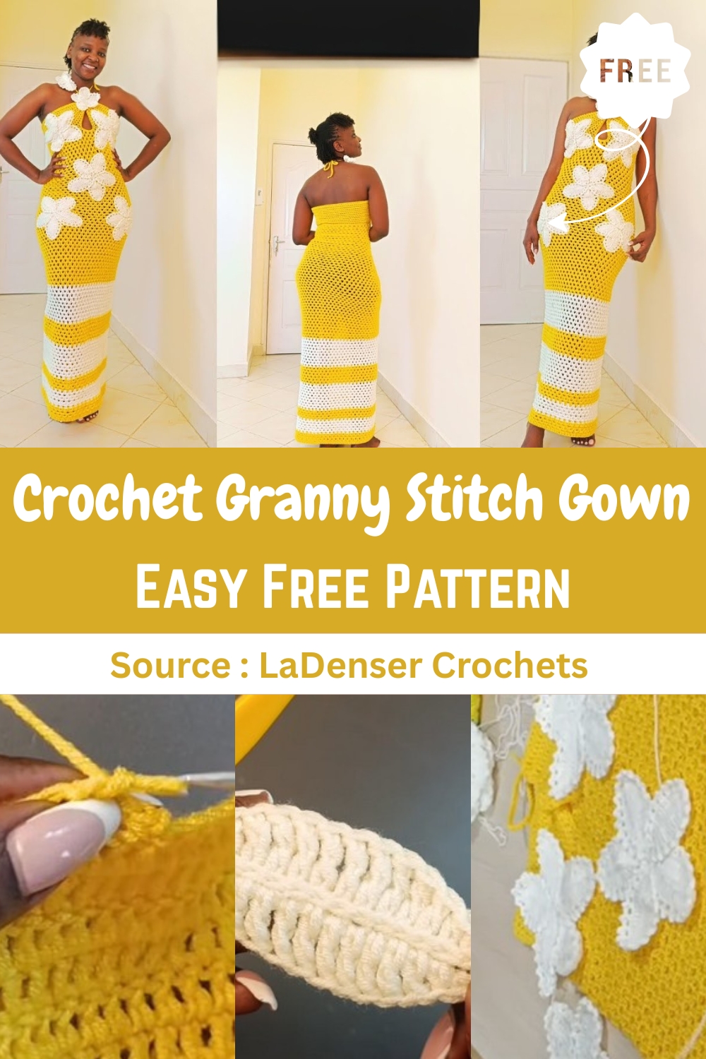 Crochet Granny Stitch Gown