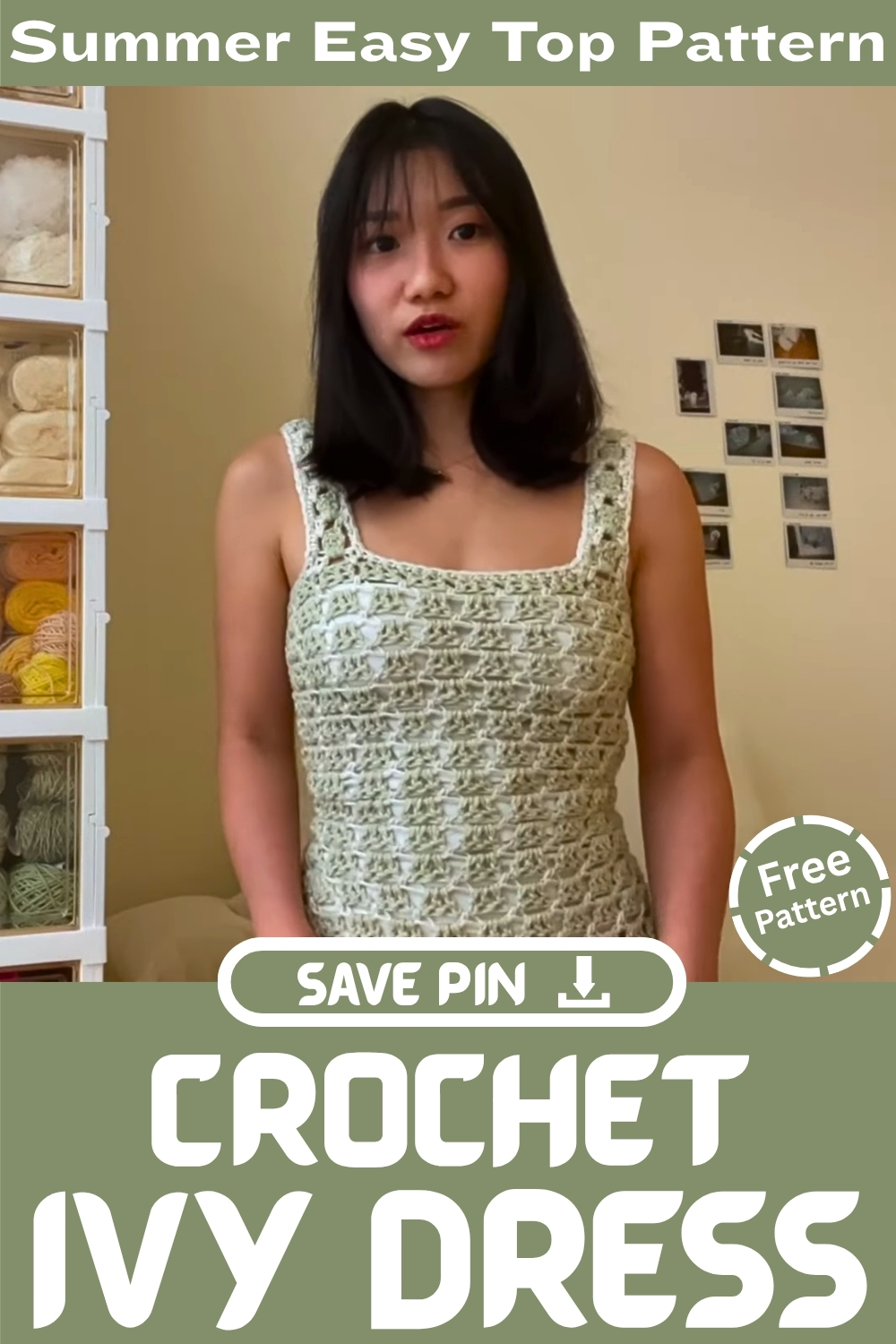 Crochet Ivy Dress Summer Easy Top Pattern