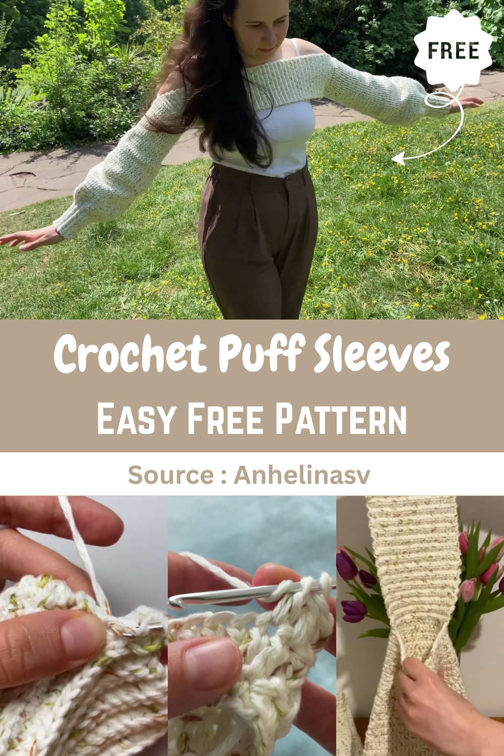 Crochet Puff Sleeves
