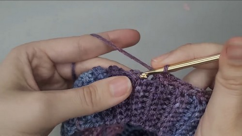 Crochet Raglan Sweater 1