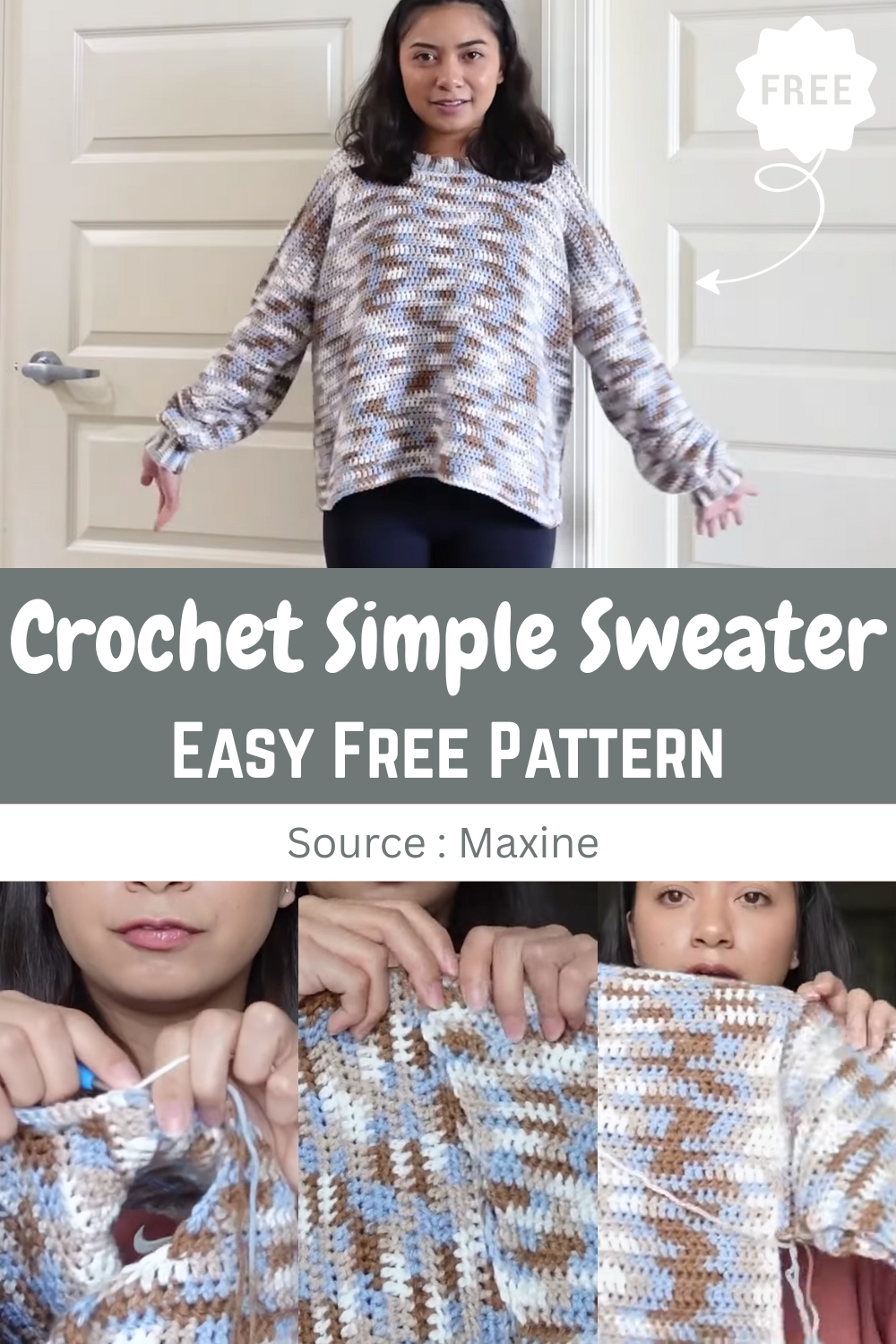 Crochet Simple Sweater