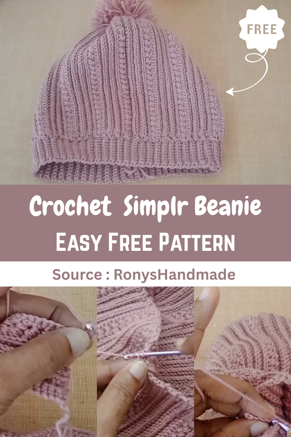 Crochet Simplr Beanie