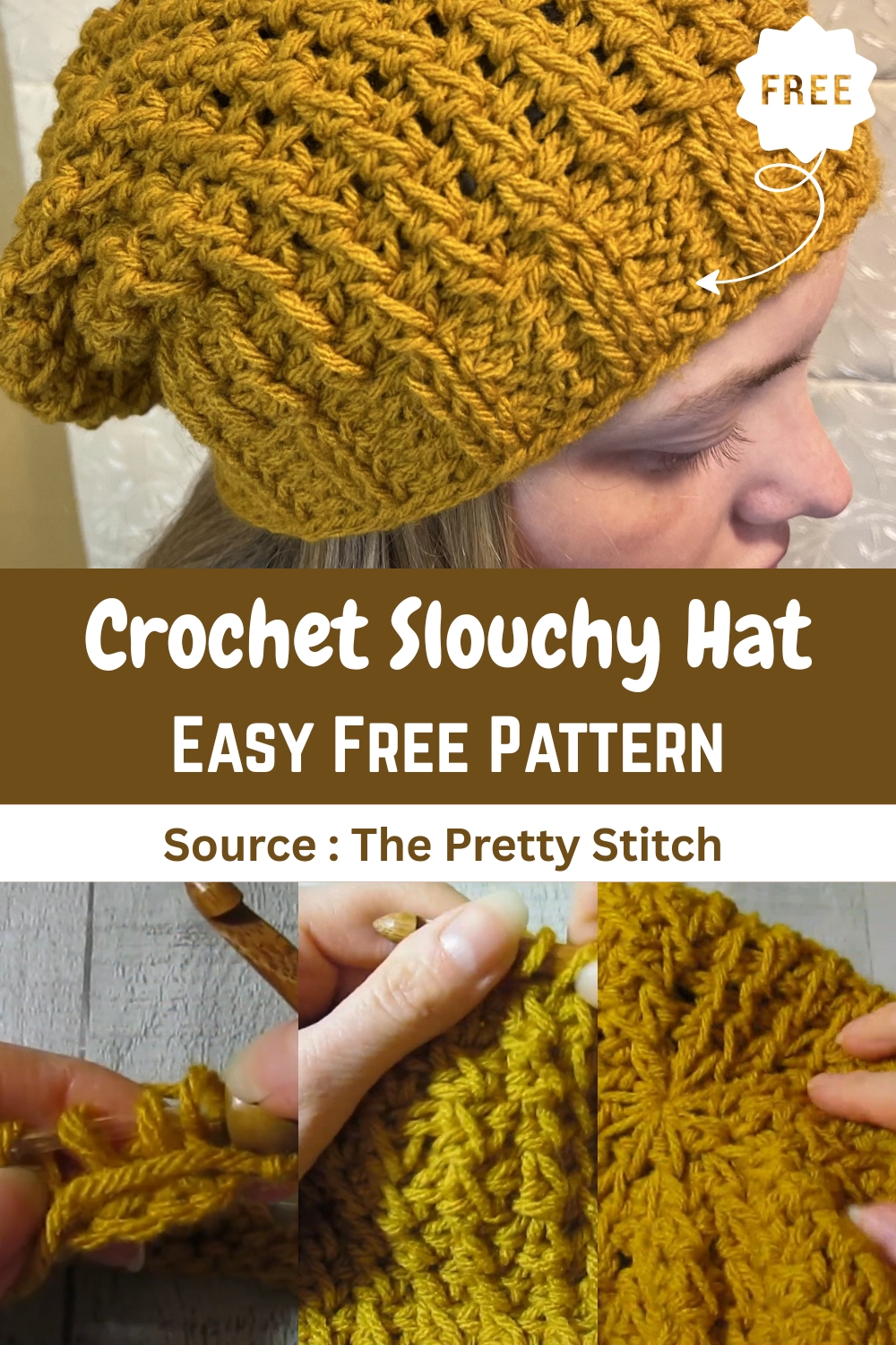 Crochet Slouchy Hat