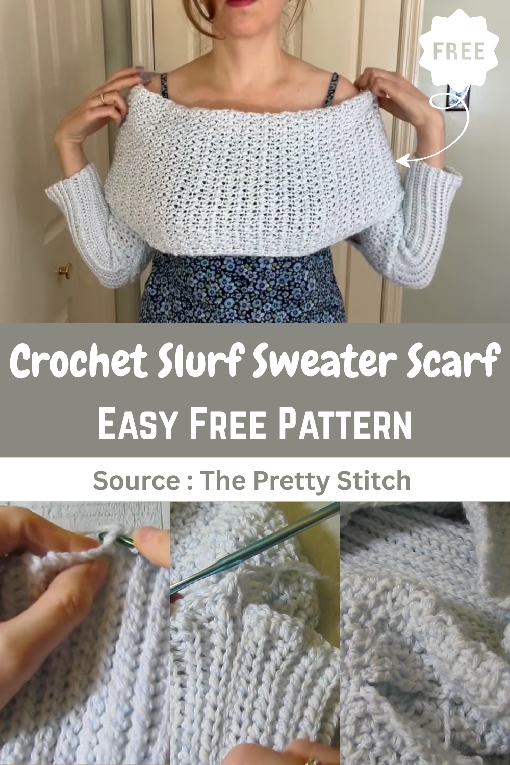 Crochet Slurf Sweater Scarf