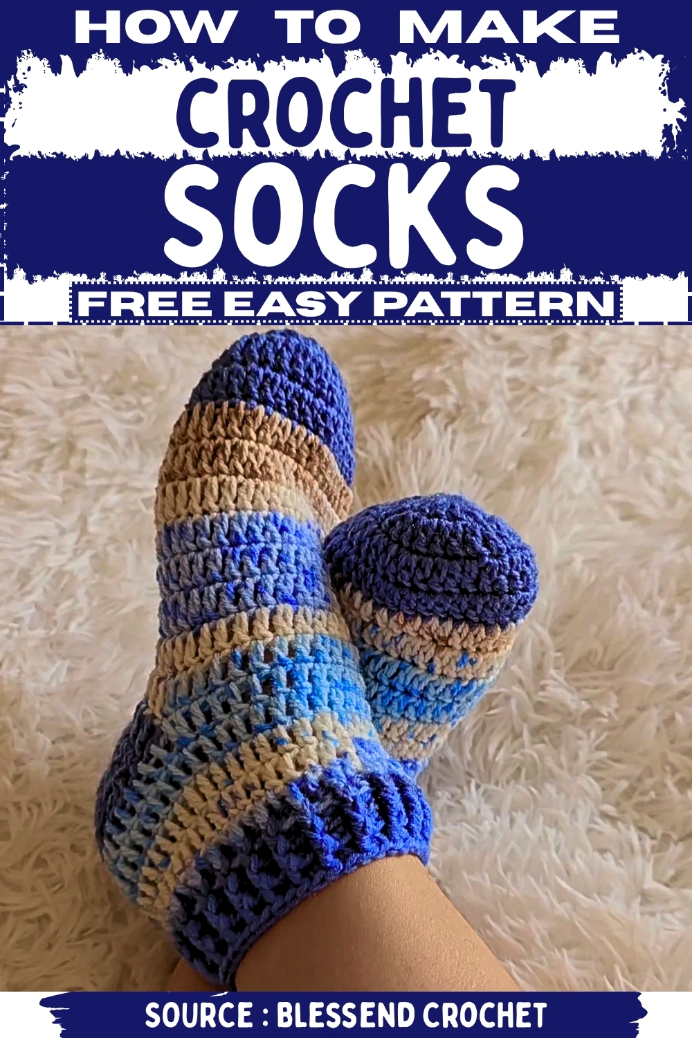 Crochet Socks Free EASY Pattern