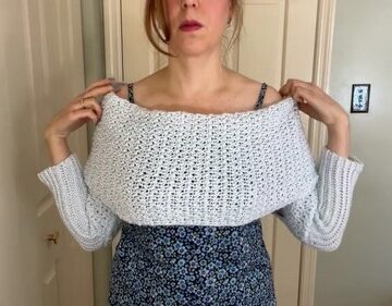 Crochet Slurf Sweater Scarf 4
