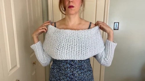 Crochet Slurf Sweater Scarf 4