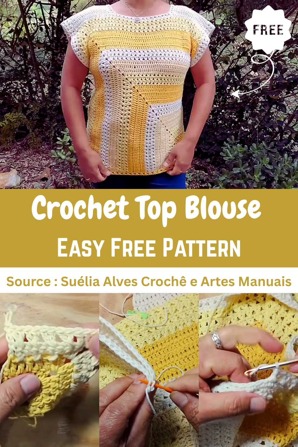 Crochet Top Blouse