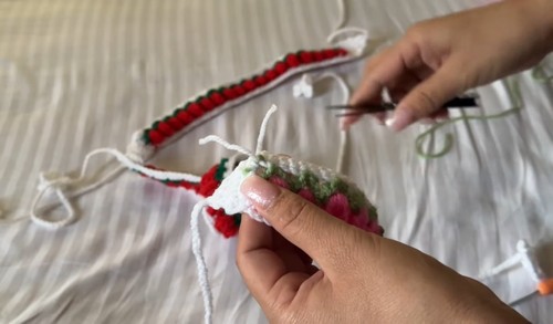 Crochet Tulip Headband 3