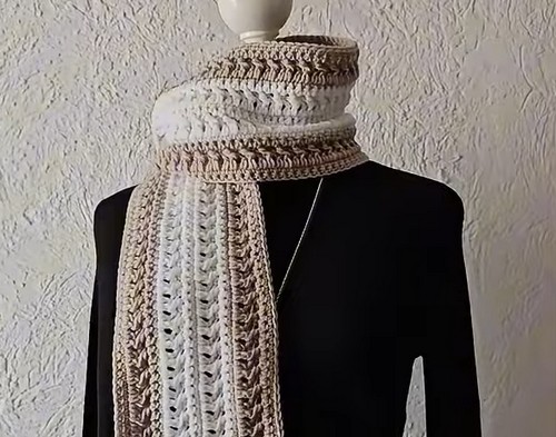 Crochet Men’s Scarf 4