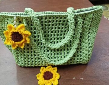 Crochet Easy Handbag 4