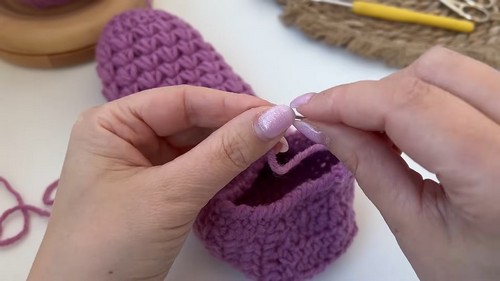 Crochet Slipper Socks 3