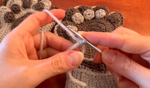 Crochet Cat Paw Fingerless Mittens 3