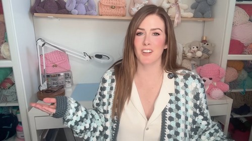 Crochet Hexagon Cardigan 4