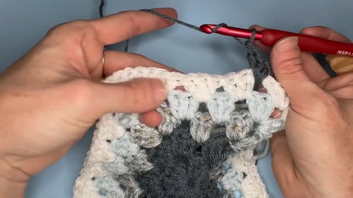 Crochet Hexagon Cardigan 3