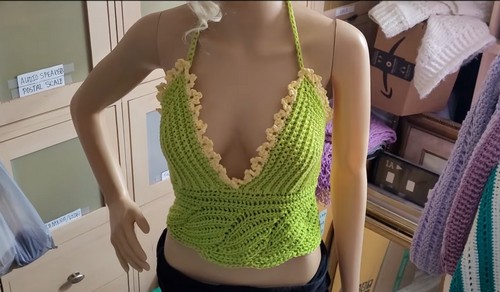 Crochet Easy Cup Top 4