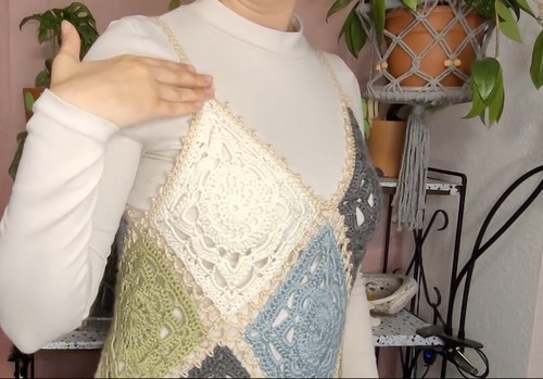 Crochet Mesh Dress 4