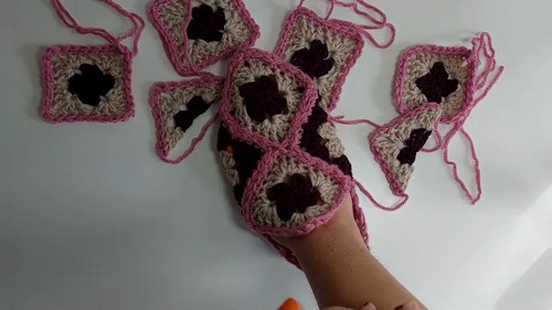 Crochet Slipper Socks 2