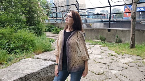 Crochet Hexagon Cardigan 4
