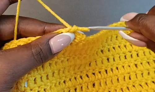 Crochet Granny Stitch Gown 1