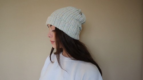 Crochet Ribbed Beanie 4